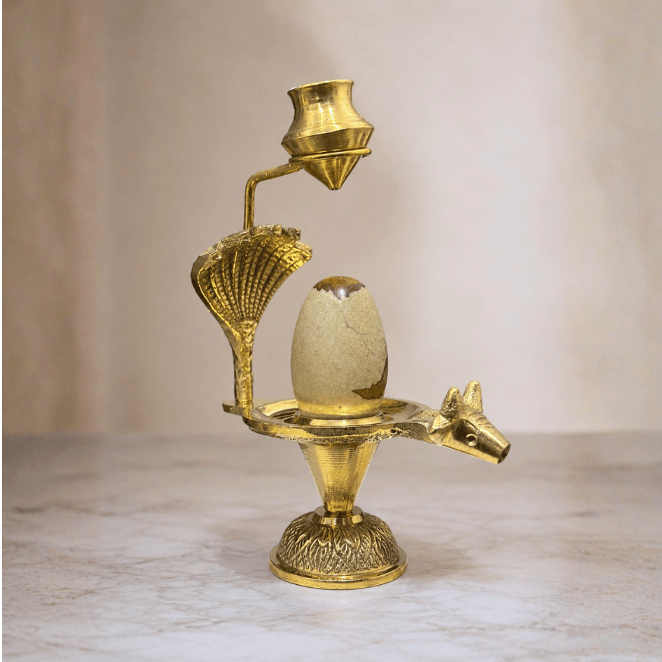 Taatvik Rudra Jaladhari – Premium Detachable Brass Abhishek Stand