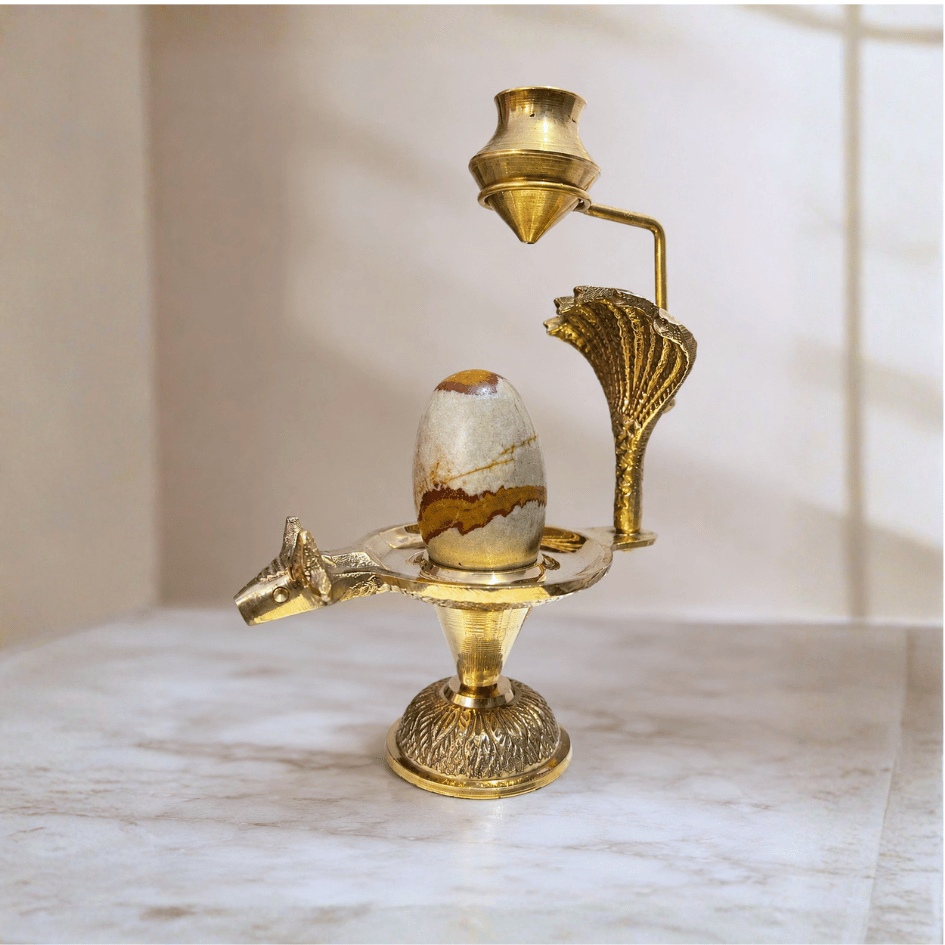 Taatvik Rudra Jaladhari – Premium Detachable Brass Abhishek Stand