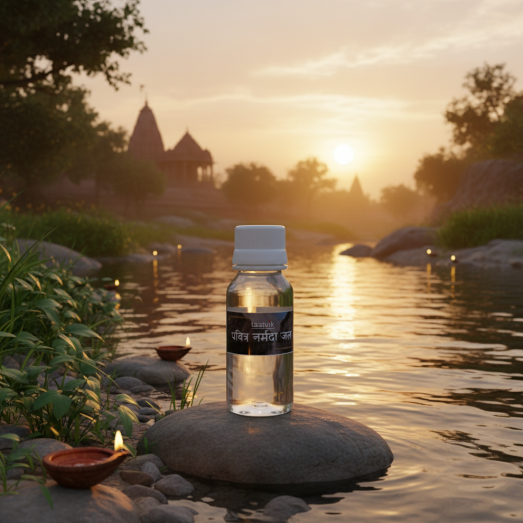 Narmada Jal: Sacred Water from Maa Narmada for Abhishek & Pooja