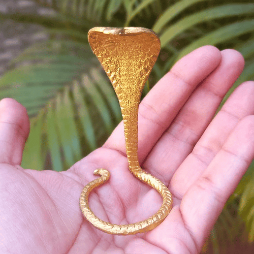 Naag Pure Brass Naag for Banalingam (Gold Color) – Taatvik